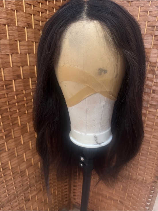 Hairvivi Other - 22-inch Straight Lace Front Wig - Natural Black, Sleek Center Part